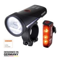 SaarRad Fr. Hoffmann GmbH - B2B-Shop - Sigma Sport Beleuchtungsset Aura 100 USB/Blaze Link Offroad
